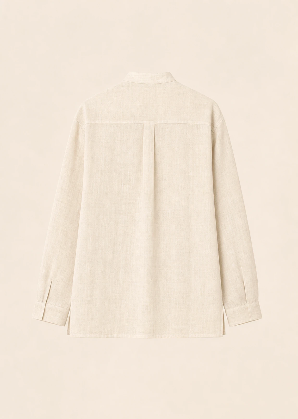 Loro Mandarin-Collar Linen Shirt product view 60